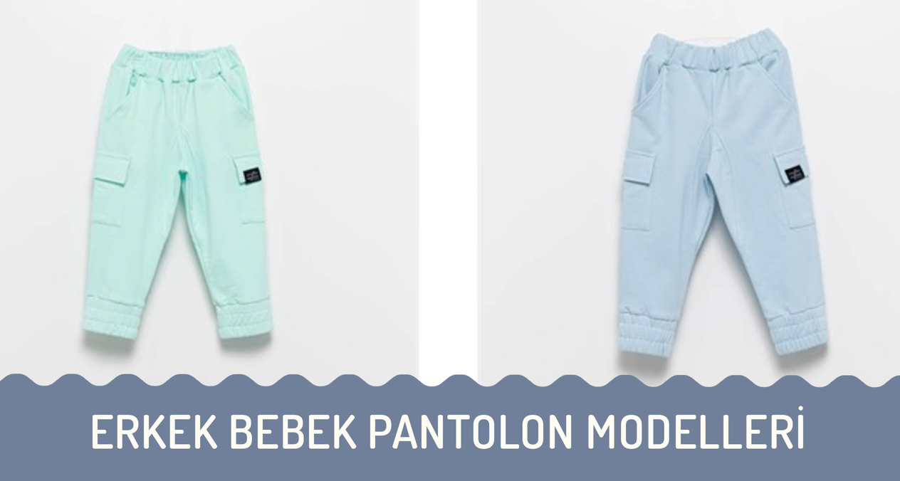 Erkek Bebek Pantolon Modelleri - Miniropa Erkek Bebek Tek Alt Pantolon Çeşitleri